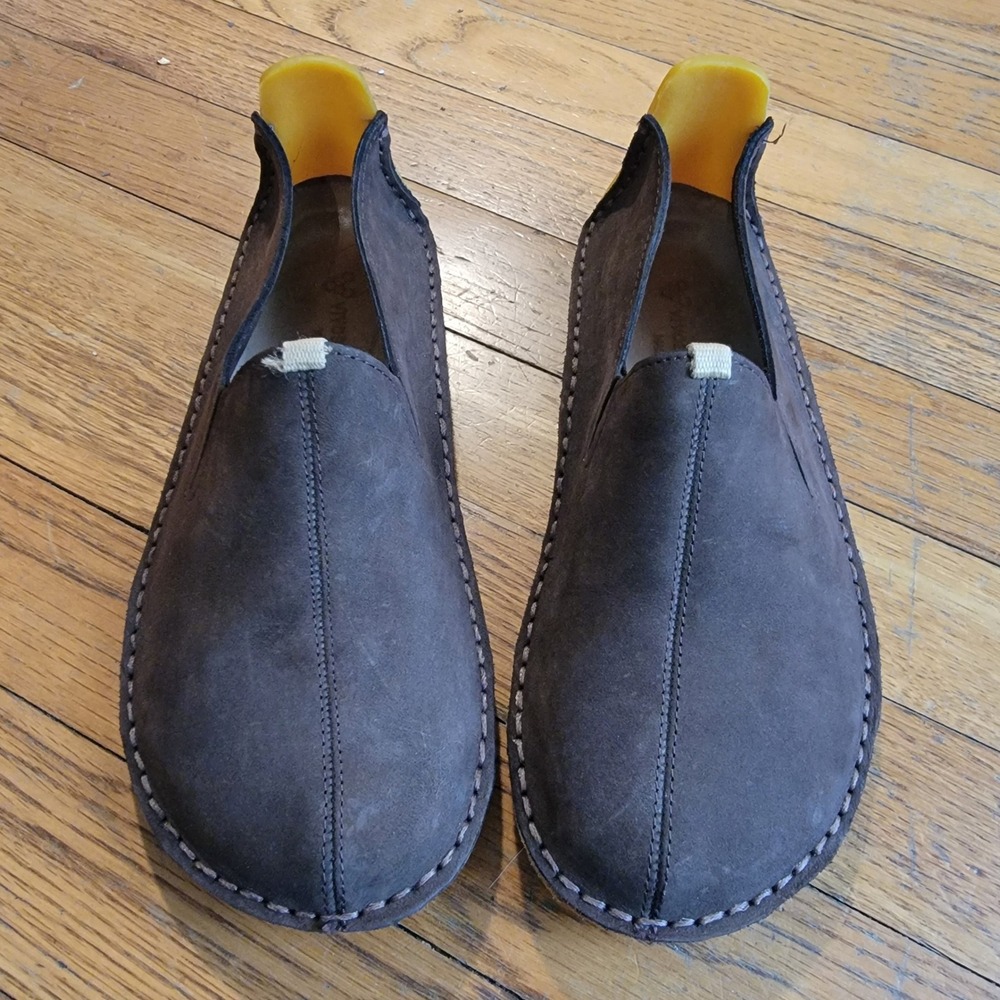 Vivobarefoot Ababa II Brown Leather Minimalist Shoes Womens EU 37L US 6 Barefoot